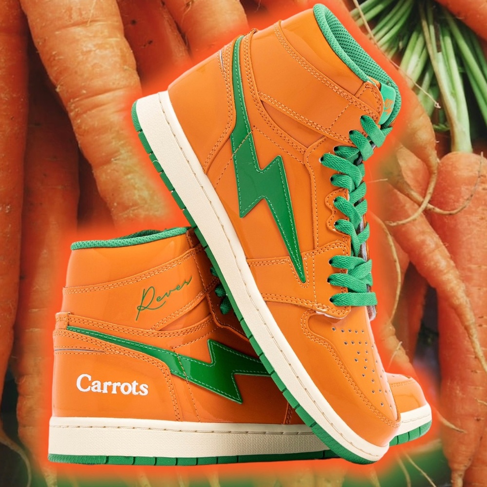 🆕 Kool Kiy '85 Hi’s Carrots 🥕 By Anwar Carrots 🥕 X Reves Paris 👟 🍊🫛